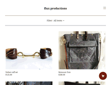 Tablet Screenshot of fluxproductions.net